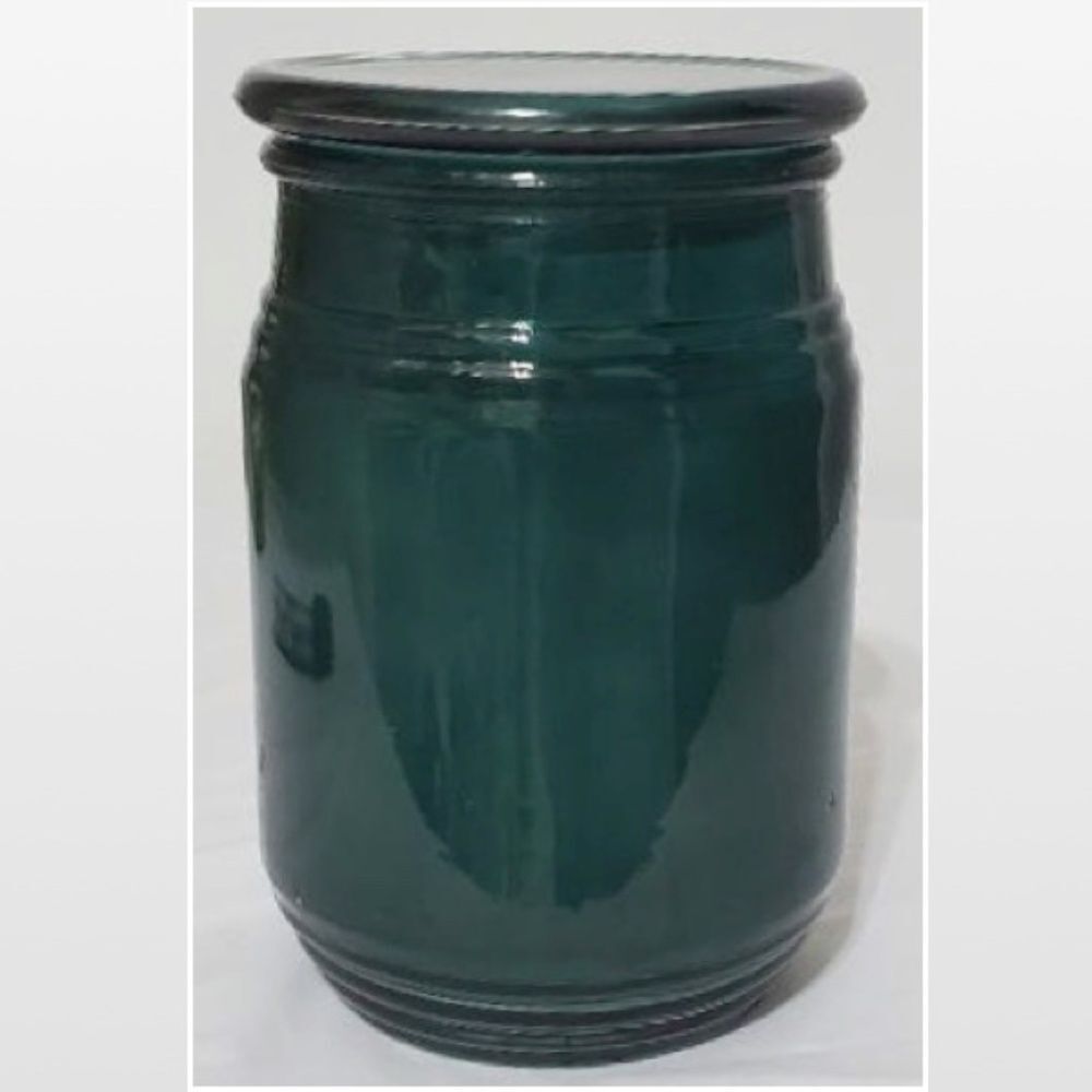 New Ashland Candle Jar Home Green Christmas Pine Scent Wax Glass Holiday NWT - Picture 8 of 13
